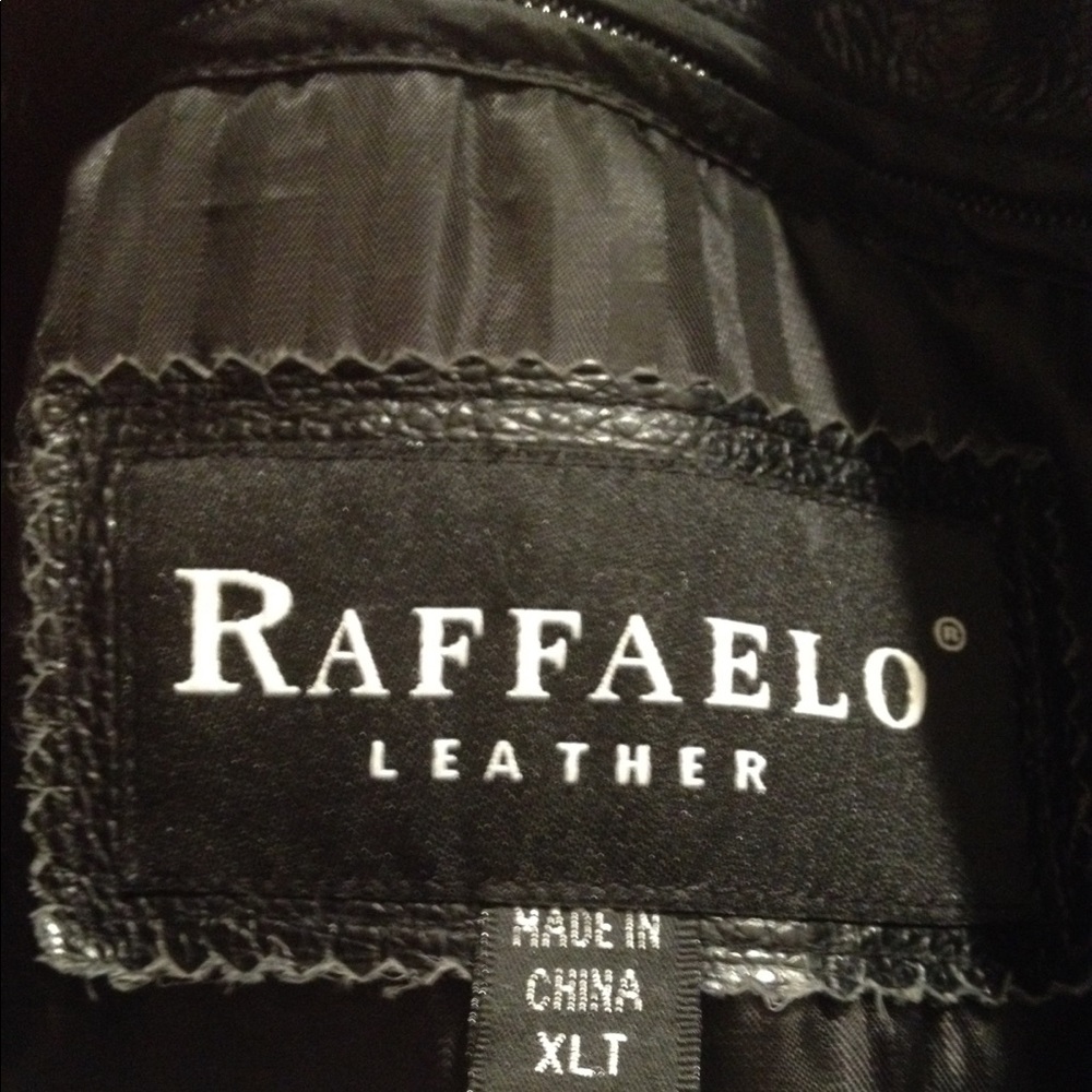 Men’s Raffaelo Leather Coat - Picture 3 of 4